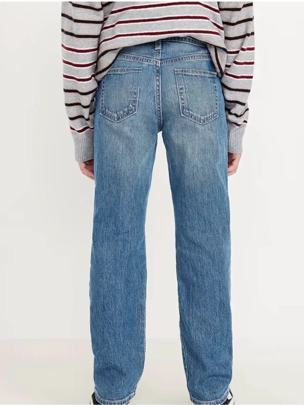 Old Navy , Boys/Girls Light Wash Distressed Straight Leg Jeans Size 10